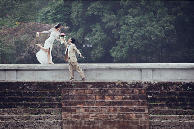 Ảnh cưới đẹp như mơ của nhạc sĩ Nguyễn Vĩnh Tiến ảnh 6